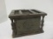 Antique Wood and Punched Tin Carriage Foot Warmer