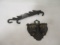 Cast Iron Match Saver and Fireplace Pot Hanger