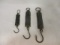 Three 25lb. Brass Spring Balance Scales