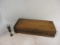 Antique Wooden Cigar Mold and 800 German Silver Cigar Piercer