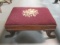 Mahogany Needlepoint Foot Stool