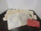 Antique Hand Made Baby Quilts, Child's Table Cloth and Napkins and