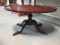 Duncan Phyfe Mahogany Coffee Table with Brass Cap Claw Feet