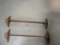 Pair of Wooden Plate Shelves