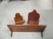 Three Old Wooden Shelves