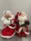 2004 Annalee Felt Santa and Mrs. Claus Dolls
