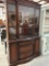 Mahogany Bowfront China Server
