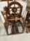 Antique Connecticut Chair Double Drive Spinning Wheel