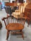 Maple Spindle Back Rocker with Turned Spindle Legs