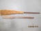 Vintage Piano Lid Prop and Hand Made Straw Hearth Broom