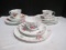 Three Shelley Fine Bone China Luncheon Sets