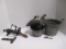 Antique Maple Sap Tap, Pails, Apple Corer, Apple Peeler and Scoop