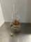 Clear Glass Finger Hold Oil Font Lamp Converted to Electric