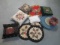Hook Rug Chair Seat Covers, Braided Coil Seat Covers, Needlepoint and Tapestry