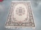 Ivory/Navy/Mauve Floral Area Rug