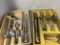 Community and Oxford Hill Stainless Steel Flatware Sets in Organizers