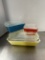 Vintage Pyrex Primary Color Refrigerator Dishes