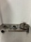 Silver over Copper Finger Hold Candle Holder, Two Pair of Candle Wick Snips and