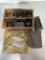 Vintage Printers Type Set Blocks and Brass 