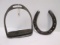 Old Saddle Stirrup and St. Croix Forge Horseshoe