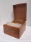 Antique Edison Oak File Box