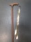 Buckner Wooden Cane and Silvertone English Long Handle Shoe Horn