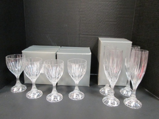 Mikasa "Park Lane" Crystal Stem Ware in Original Boxes