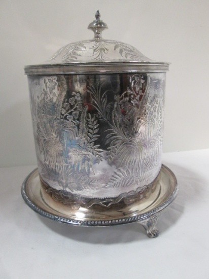 Floral Embossed Floral Ice Bucket