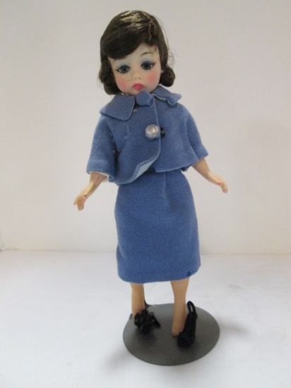 1960s Madame Alexander Jackie Kennedy Doll with Stand