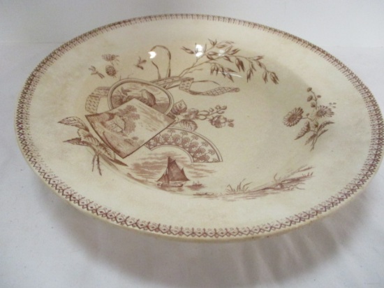 Antique N.W.P. & Co. "Tennyson" Ironstone Bowl