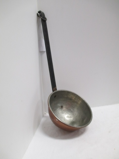 Vintage Copper Laddle with Forged Iron Handle
