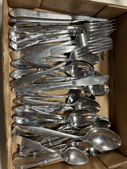 Eclectic Grouping of Stainless Flatware