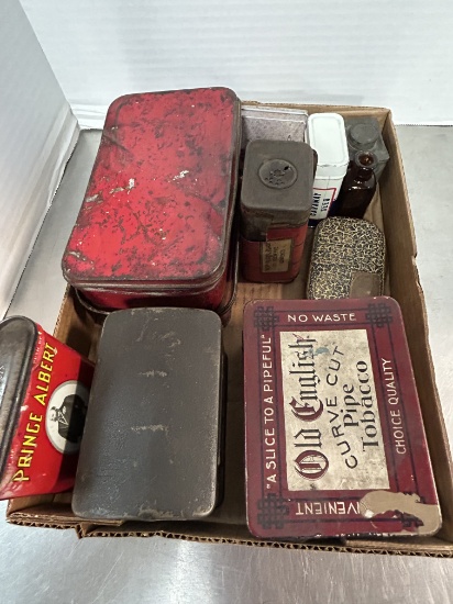 Grouping of Old Product Tins