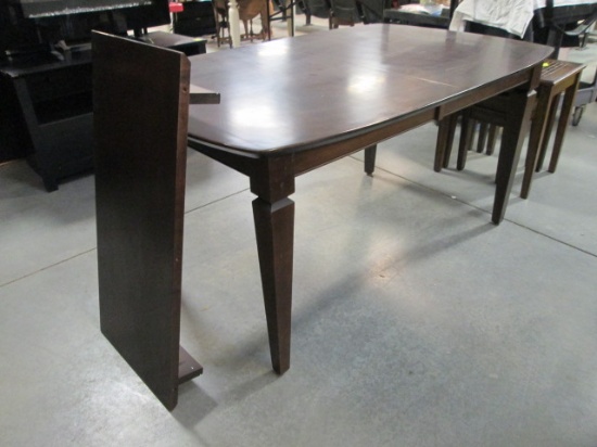 American Hardwood Dining Table with Leaf