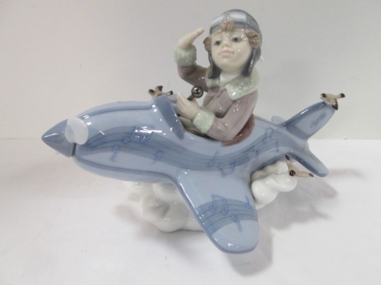1989 Lladro "Over the Clouds" Porcelain Figurine