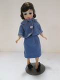1960s Madame Alexander Jackie Kennedy Doll with Stand