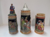 Two Gerzit West German Steins and Limited Edition WW-Team West German