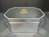 Concepts in Time Mirrored Jewelry Box with Pineapple Motif