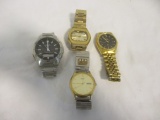 Men's Wrist Watches-Three Seiko and Casio Wave Ceptor