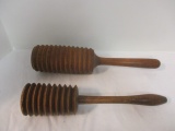 Two Antique Meat Mauler Kitchen Tools