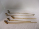 Five Old English Clay Tobacco Pipes