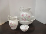 Antique Wyoming Ironstone 4 Piece Wash Set