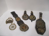 Vintage Brass Saddle Medallions