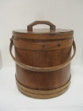Antique Wood Banded Furkin
