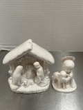 Ceramics by Gurtrude Musical Nativity and Goebel 