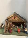 Vintage Italian Nativity Set