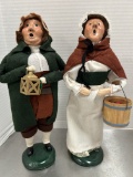 Two Limited Edition Byers' Choice Ltd. The Carolers