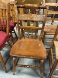 Hitchcock Ladder/Spindle Back Side Chair