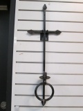 Forged Wrought Iron Candle Wall Sconce