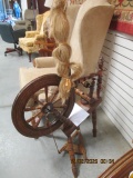 Antique Saxony Spinning Wheel
